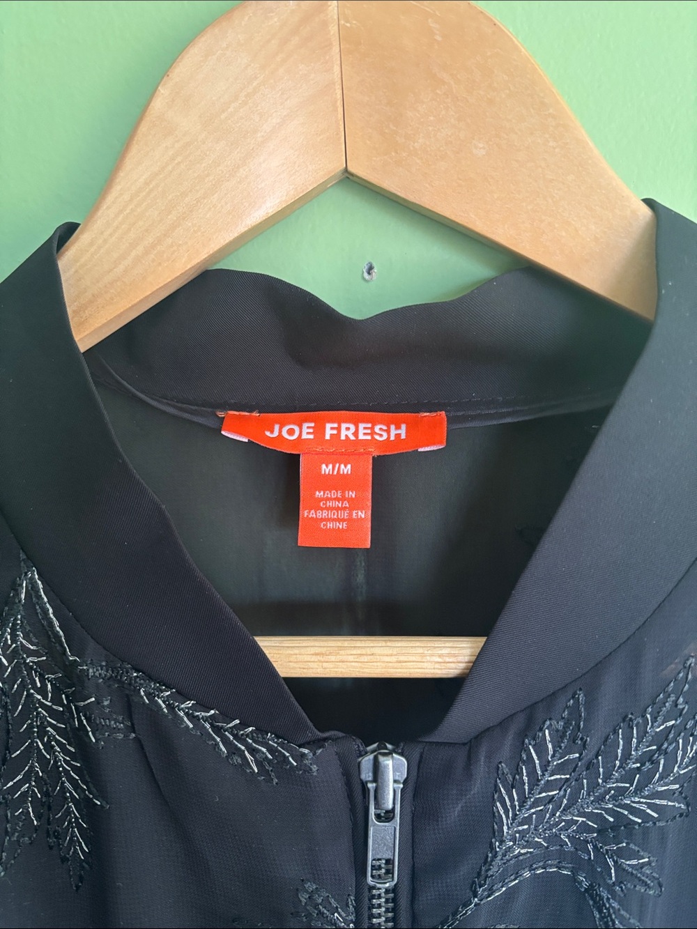 Embroidered Bomber Jacket - Picture 3 of 5